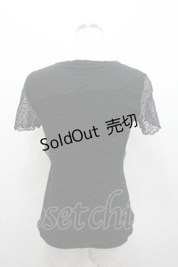 画像3: INGEBORG / レース重ね着風トップス M ブラック I-26-02-06-024-LO-TO-SA-ZI