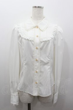 画像1: Hoshibako Works / ジャスミン刺繍フリルブラウス  オフ I-26-02-06-025-LO-BL-HR-ZI