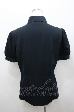 画像3: NO.S PROJECT / リリーブラウス  紺 I-26-02-06-026-LO-BL-HR-ZI