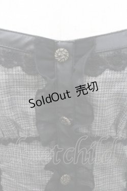 画像2: axes femme / チェック柄ペプラムトップス  黒チェック I-26-02-08-046-AX-TO-SA-ZI