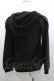 画像3: axes femme / レースフードパーカー  黒 I-26-02-08-057-AX-TO-SA-ZI (3)