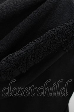 画像4: axes femme / レースフードパーカー  黒 I-26-02-08-057-AX-TO-SA-ZI