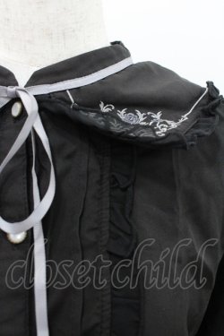 画像2: axes femme / モチーフ刺繍ブラウス  黒 I-26-02-08-058-AX-BL-SA-ZI