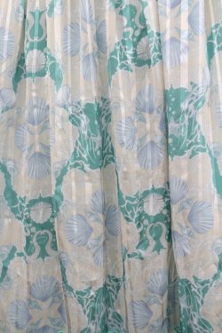 画像2: axes femme POETIQUE / アクアマリン肩あきワンピース M ミントＸアイボリー I-26-02-08-066-AX-OP-SA-ZI