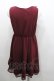 画像3: axes femme / ウエストレースアップワンピース  ボルドー I-26-02-08-072-AX-OP-SA-ZI (3)