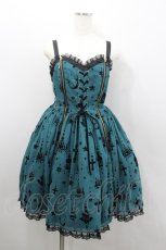 画像1: Angelic Pretty / Holy Lanternジャンパースカート  グリーン I-26-02-08-078-AP-OP-SA-ZI (1)