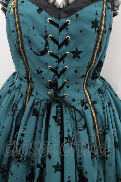 画像2: Angelic Pretty / Holy Lanternジャンパースカート  グリーン I-26-02-08-078-AP-OP-SA-ZI