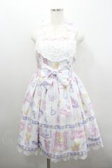Angelic Pretty / Baby Toysジャンパースカート  白 I-26-02-08-079-AP-OP-SA-ZI