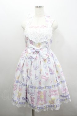 画像1: Angelic Pretty / Baby Toysジャンパースカート  白 I-26-02-08-079-AP-OP-SA-ZI