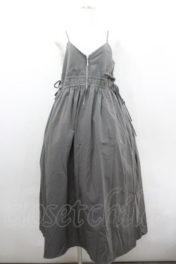 画像1: axes femme / ジップワンピース  グレー I-26-02-08-082-AX-OP-HR-ZI