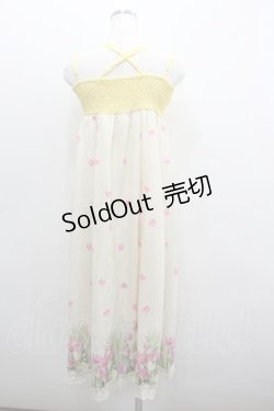 画像3: axes femme POETIQUE / チューリップロングワンピース  イエロー I-26-02-08-090-AX-OP-SA-ZI