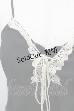 画像2: axes femme / 異素材キャミソールチュニック  黒 I-26-02-08-091-AX-TO-SA-ZI