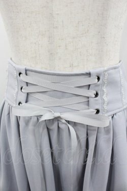 画像2: axes femme POETIQUE / バックフリルレースアップスカート  サックス I-26-02-08-098-AX-SK-SA-ZI