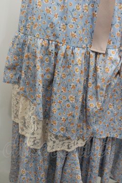 画像2: axes femme POETIQUE / フラワーランダムフリルスカート M サックス I-26-02-08-099-AX-SK-SA-ZI