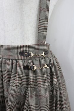 画像2: axes femme / ビット使いサススカート  ブラウン I-26-02-08-102-AX-SK-SA-ZI