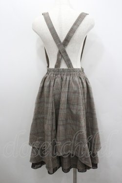 画像3: axes femme / ビット使いサススカート  ブラウン I-26-02-08-102-AX-SK-SA-ZI