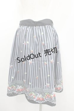 画像2: axes femme POETIQUE / ストロベリーリボンスカート M 黒 I-26-02-08-105-AX-SK-SA-ZI