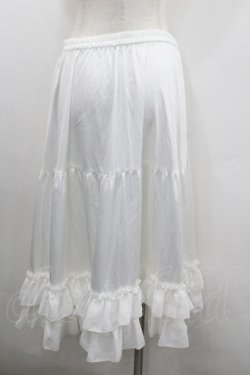 画像2: axes femme kawaii / ミディフリルペチスカート M 白 I-26-02-08-106-AX-SK-SA-ZI