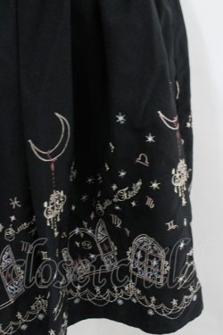 画像2: axes femme / 夜空刺繍スカート M 黒 I-26-02-08-115-AX-SK-TE-ZI