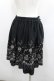 画像3: axes femme / 夜空刺繍スカート M 黒 I-26-02-08-115-AX-SK-TE-ZI (3)