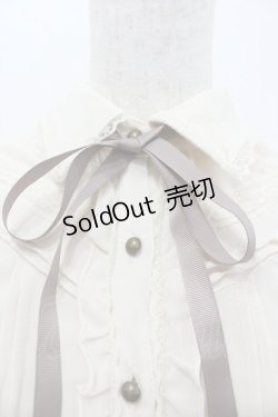 画像2: axes femme / 前立てデザインブラウス風プルオーバー  アイボリー I-26-02-08-012-AX-TO-SA-ZI