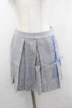 画像1: axes femme POETIQUE / レースアップキュロット M サックス I-26-02-08-117-AX-PA-SA-ZI