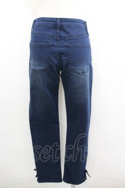 画像3: axes femme / 星×バラ刺繍デニムパンツ L インディゴ I-26-02-08-120-AX-PA-SA-ZI