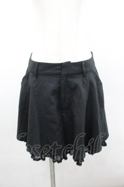 画像1: axes femme / フレアキュロット  黒 I-26-02-08-124-AX-PA-HR-ZI