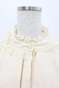 画像2: axes femme / バラ刺繍ラッフルフリルブラウス  生成り I-26-02-08-016-AX-BL-SA-ZI