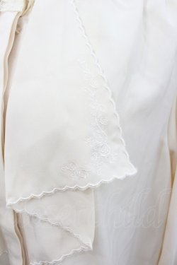 画像3: axes femme / バラ刺繍ラッフルフリルブラウス  生成り I-26-02-08-016-AX-BL-SA-ZI