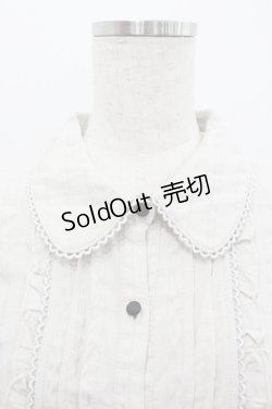 画像2: axes femme POETIQUE / ラメストライプ半袖ブラウス  アイボリー I-26-02-08-018-AX-BL-SA-ZI