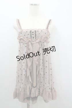 画像1: axes femme / ドットレースチュニック  ブラウン I-26-02-08-026-AX-OP-SA-ZI