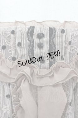 画像2: axes femme / ドットレースチュニック  ブラウン I-26-02-08-026-AX-OP-SA-ZI