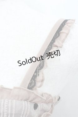 画像3: axes femme / ドットレースチュニック  ブラウン I-26-02-08-026-AX-OP-SA-ZI