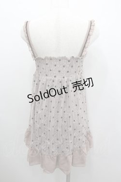 画像4: axes femme / ドットレースチュニック  ブラウン I-26-02-08-026-AX-OP-SA-ZI