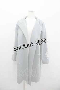 画像1: axes femme / 袖刺繍コーデイガン  ミント I-26-02-08-027-AX-TO-HR-ZI