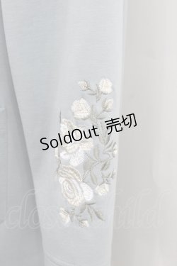 画像2: axes femme / 袖刺繍コーデイガン  ミント I-26-02-08-027-AX-TO-HR-ZI