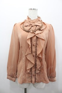 画像1: axes femme / リボンフリルBL M オレンジ I-26-02-11-001-AX-BL-SA-ZI