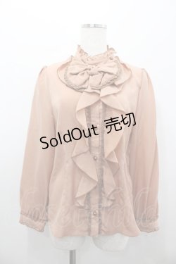 画像1: axes femme / リボンフリルBL M オレンジ I-26-02-11-001-AX-BL-SA-ZI