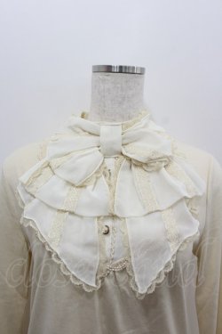 画像2: axes femme / BIGリボンハイネックカットソー  アイボリー I-26-02-11-034-AX-TO-SA-ZI