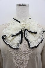 画像2: axes femme / レースビッグリボンカットソー  アイボリー I-26-02-11-036-AX-TO-SA-ZI (2)