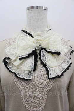 画像2: axes femme / レースビッグリボンカットソー  アイボリー I-26-02-11-036-AX-TO-SA-ZI