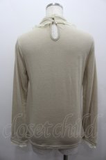 画像3: axes femme / レースビッグリボンカットソー  アイボリー I-26-02-11-036-AX-TO-SA-ZI (3)