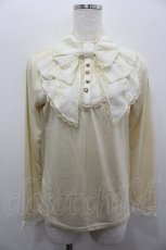 画像1: axes femme / レースビッグリボンカットソー  アイボリー I-26-02-11-038-AX-TO-SA-ZI (1)