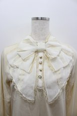 画像2: axes femme / レースビッグリボンカットソー  アイボリー I-26-02-11-038-AX-TO-SA-ZI (2)