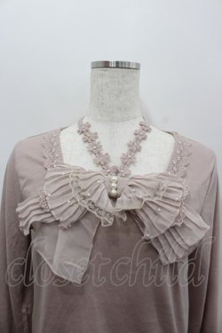 画像2: axes femme / BIGリボン長袖カットソー  ピンク I-26-02-11-039-AX-TO-SA-ZI