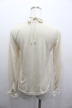 画像3: axes femme / BIGリボン長袖カットソー M アイボリー I-26-02-11-040-AX-TO-SA-ZI