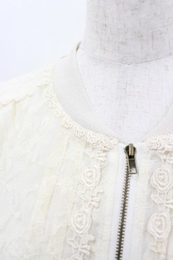 画像2: axes femme / シースルー袖レースパーカー  アイボリー I-26-02-11-042-AX-TO-SA-ZI