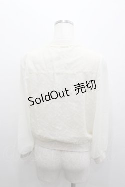 画像3: axes femme / シースルー袖レースパーカー  アイボリー I-26-02-11-042-AX-TO-SA-ZI