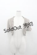 axes femme / レースデザインボレロ  ブラウン I-26-02-11-043-AX-TO-SA-ZI